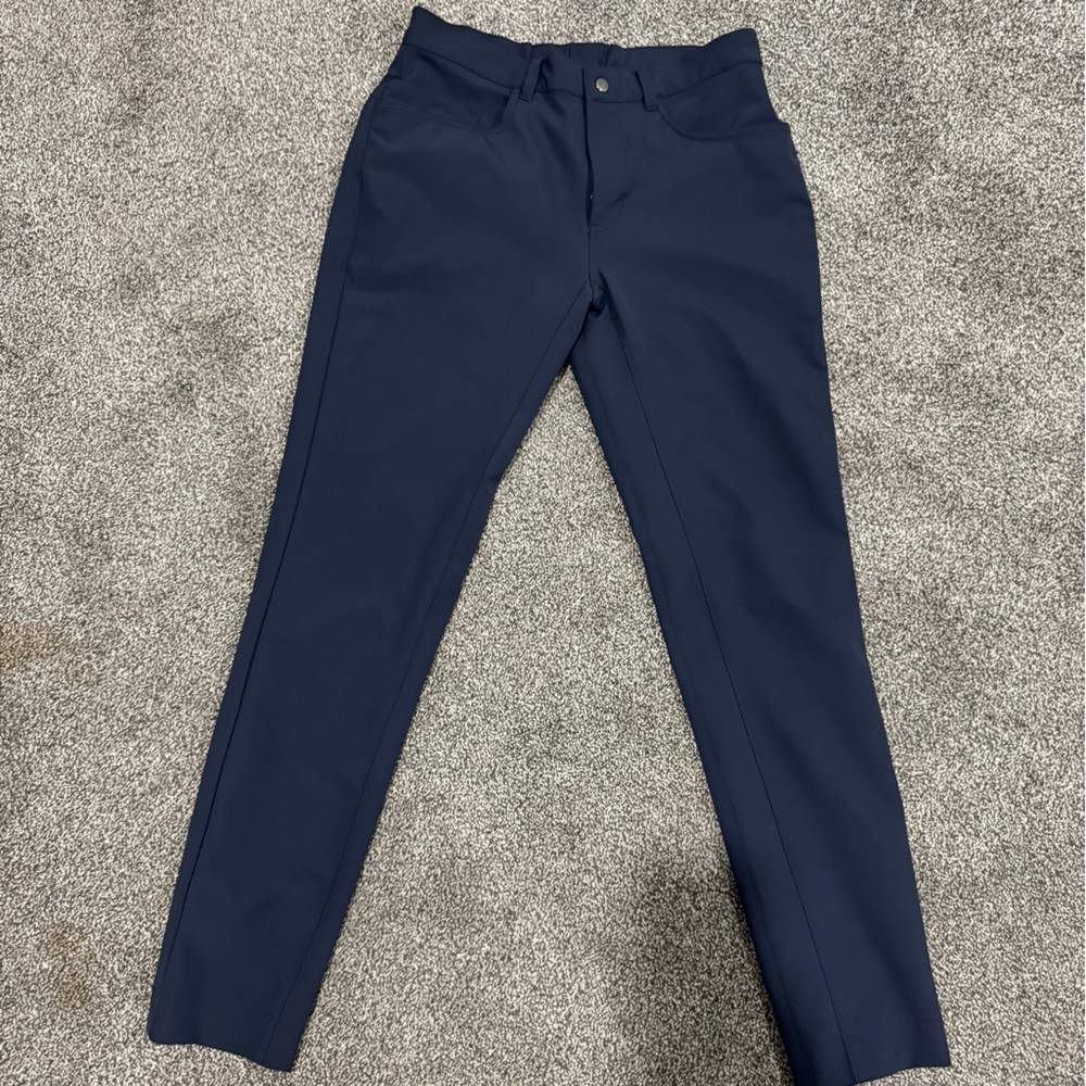 Men's Navy Blue Tech Pants - 31” waist